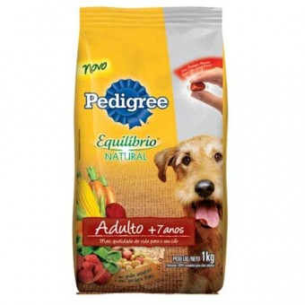 Pedigree Equilíbrio Natural Adulto 7+ - 1kg